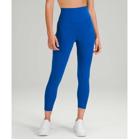 Lululemon Women’s Base Pace HR Tight Legging 25” SYMB Blue Size 4 $98 New - Picture 1 of 8
